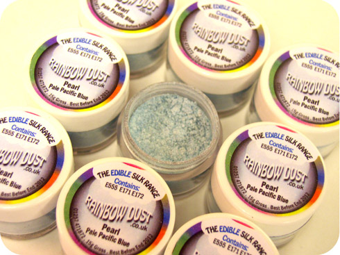 Rainbow Dust Edible Cake Glitter Decoration CHOOSE ANY FROM SILK PEARL RANGE